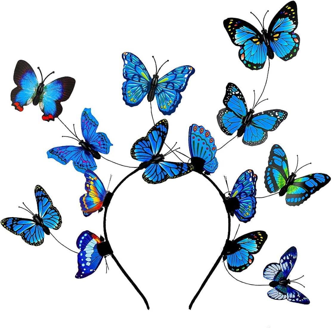 Zivyes Butterfly Fascinator Hats Women Monarch Tea Party Headband Alice in Wonderland Hat Kentuck... | Amazon (US)