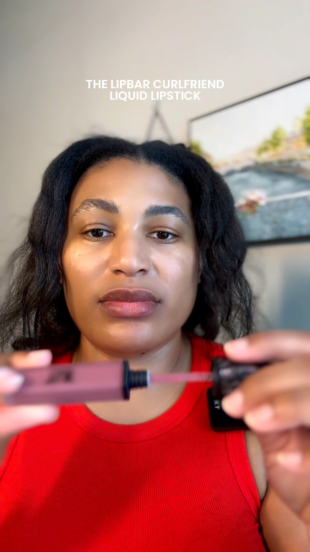 THE LIPBAR CURLFRIEND LIQUID MATTE LIPSTICK ON BROWN SKINS | my favorite no-makeup makeup looks brands and shades for the perfect subtle glow 

makeup for dry skin | clean foundation brands | clean makeup for sensitive skin | makeup for acne prone skin | glow foundation | dewy foundation | moisturizing makeup | aging skin makeup | youthful glow | makeup for black women | blush for black women | lipstick for black women | nashville content creator | nashville influencers | nashville lifestyle creator