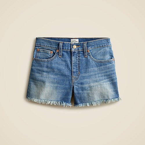 Mid-rise denim short in Squash wash | J. Crew US