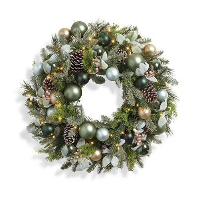 Sagefield Cordless Wreath | Grandin Road | Grandin Road