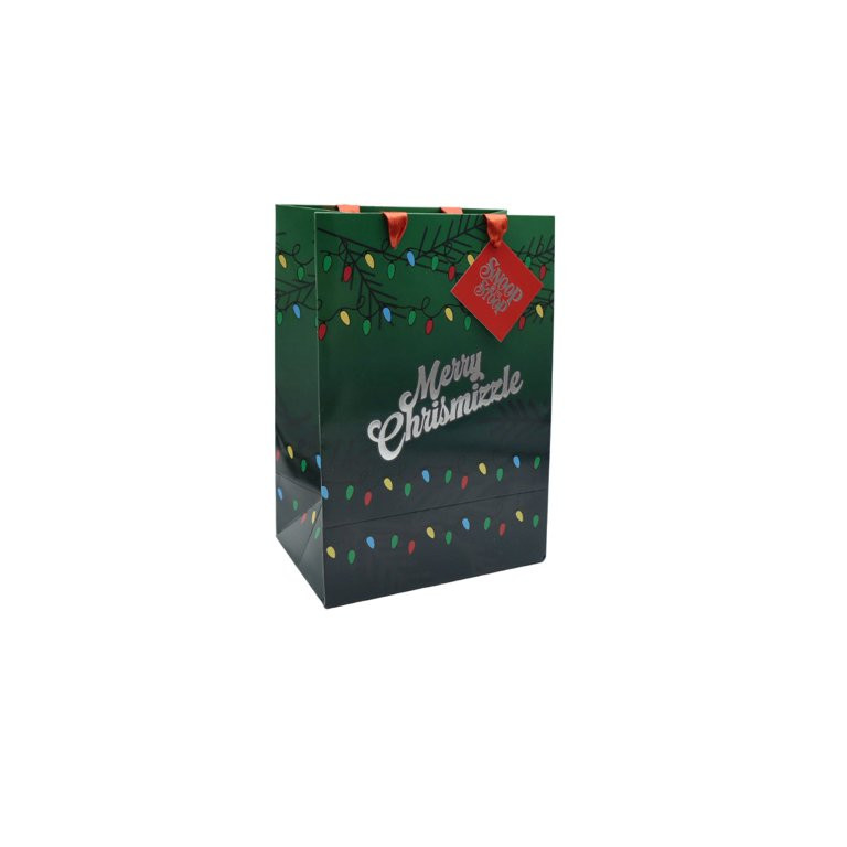 Snoop Dogg Merry Chrismizzle Green Paper Gift Bag, 10" | Walmart (US)