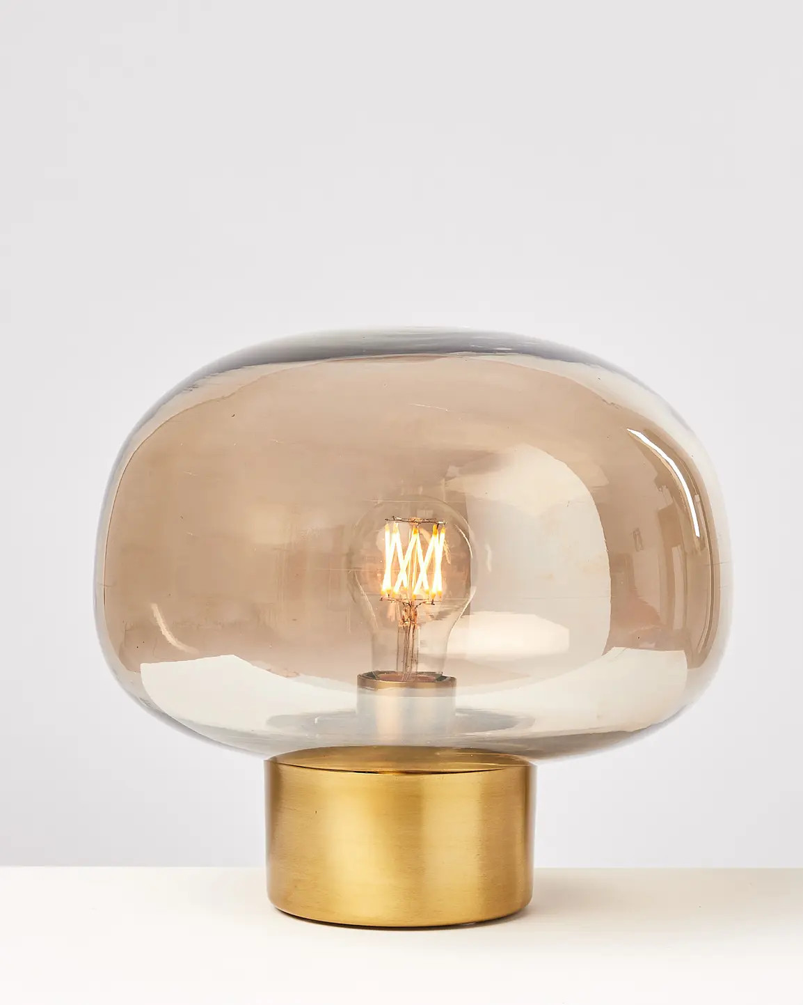 Kolo Gold & Glass Desk & Table Lamp | Oliver Bonas | Oliver Bonas (Global)