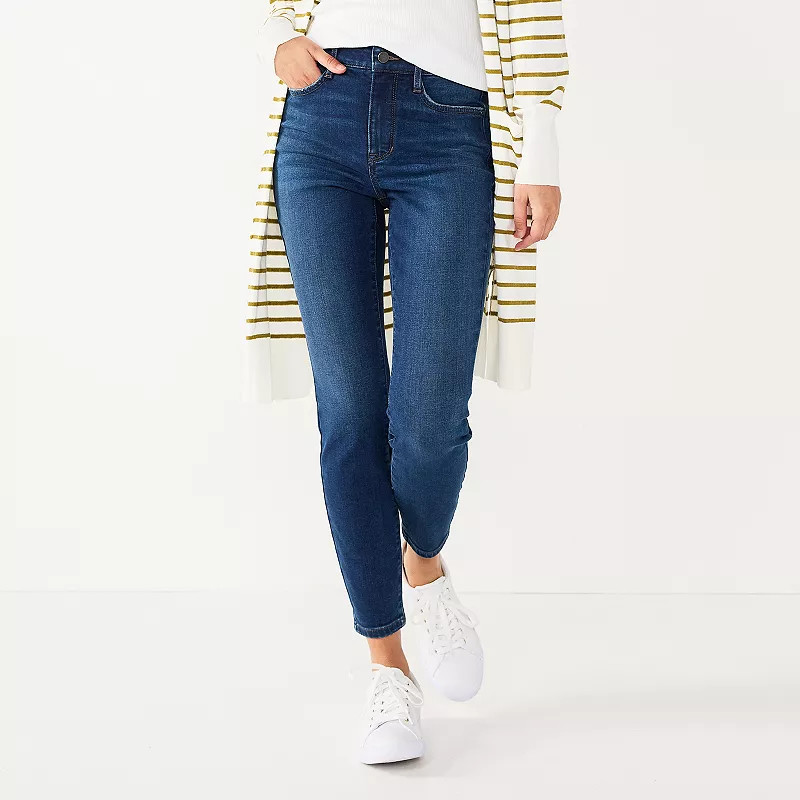 Women's Nine West High Rise Sculpting Skinny Jeans | Kohl's