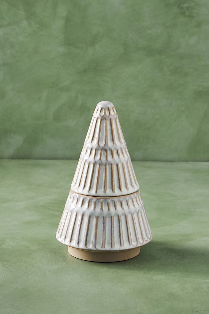 Evergreen Tree Ceramic Candle | Anthropologie (US)