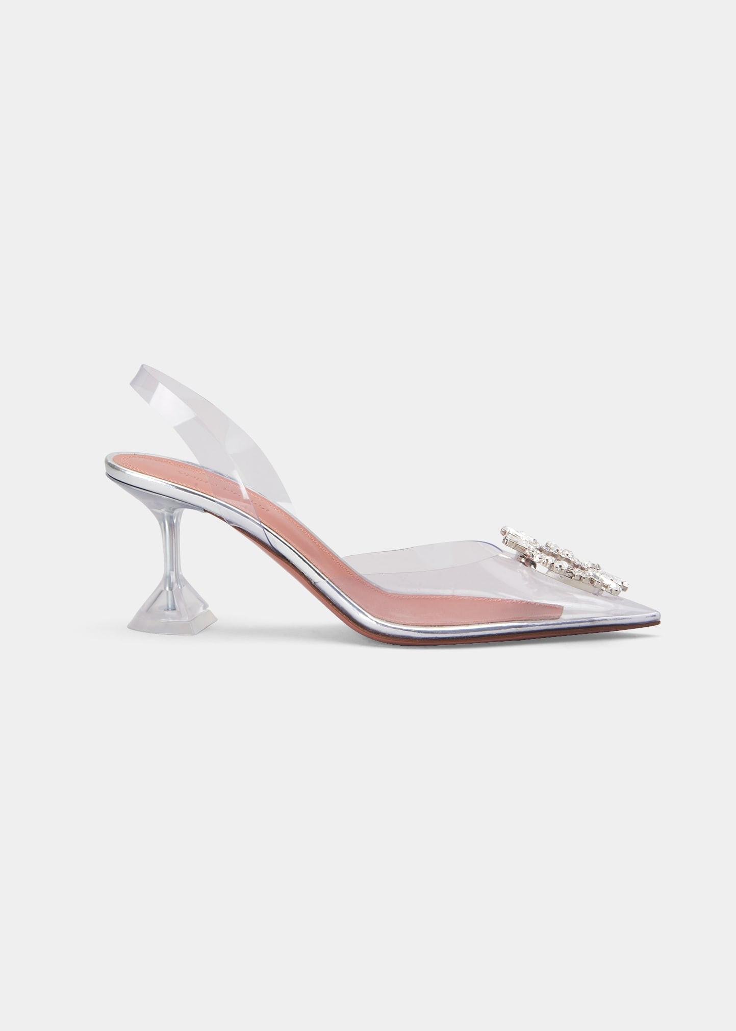 Begum Crystal Clear Slingback Pumps | Bergdorf Goodman