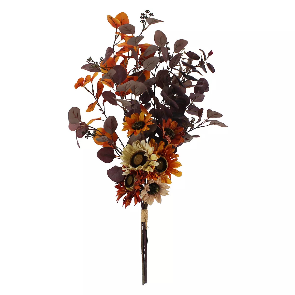 Artificial Eucalyptus And Sunflower Stem Bundle Floral Arrangement | Kohl's