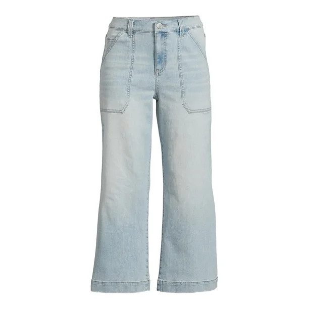 Time and Tru Women's Wide Leg Jeans - Walmart.com | Walmart (US)