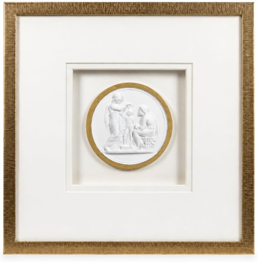 Family Wall Decorations Paintings,Textured Gold Frame 3d Wall Art,Cozy Sculptures Neutral Home Decor,Unique Victorian Cottage Core,Maximalist Western Room Decor Aesthetic Above Bed Couch Mantel Dorm | Amazon (US)