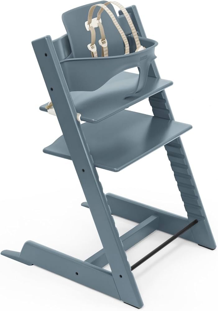 Tripp Trapp High Chair from Stokke, Fjord Blue - Adjustable, Convertible Chair for Children & Adu... | Amazon (CA)