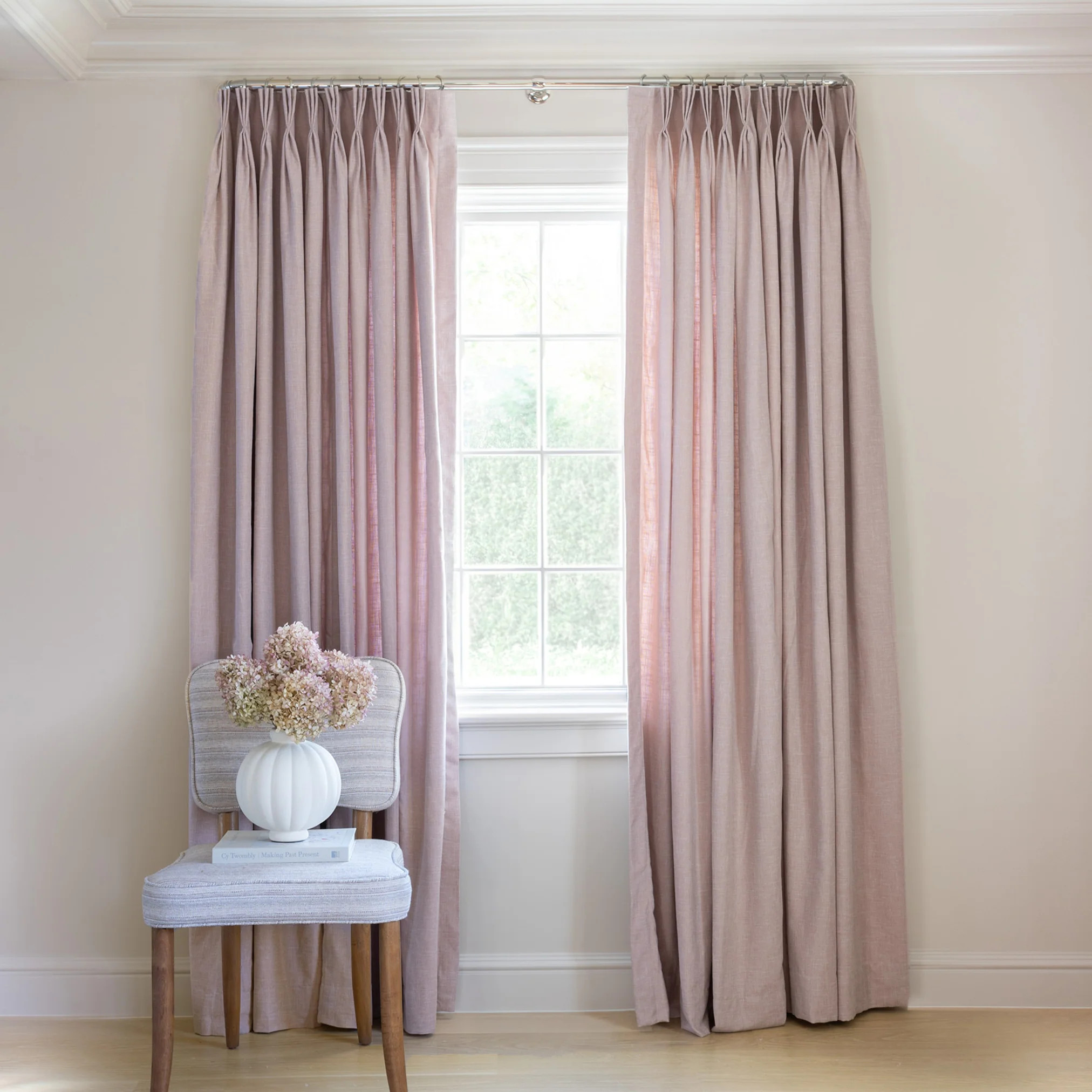 Custom Curtain: Orchid, Mauve Pink - Pepper Home | Pepper