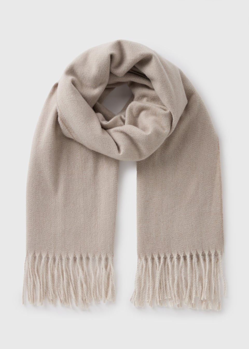 Oatmeal Mid Length Scarf | Matalan (UK)