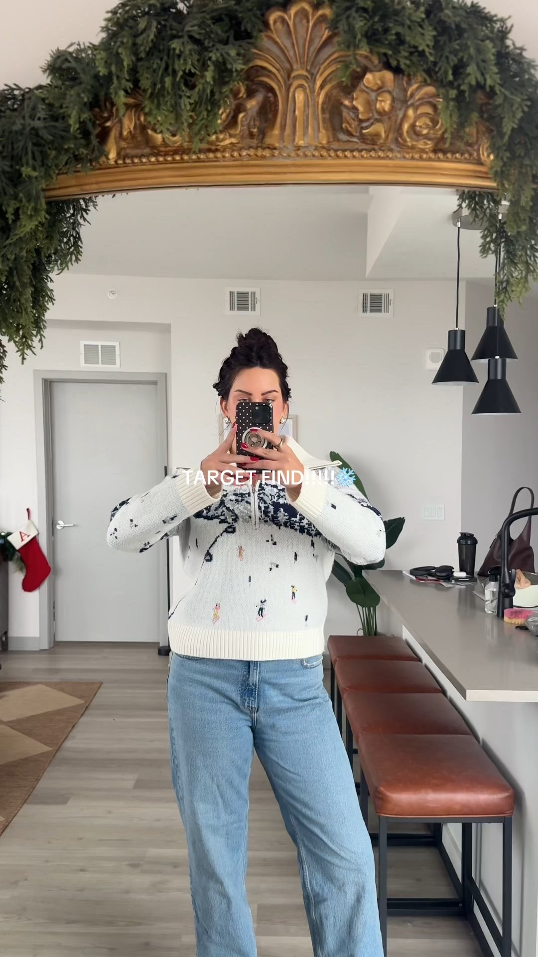 Love a good target find and this ski sweater is the coziest thing to wear around the house I love it sm!! 🎿⛷️ (I’m in a size medium)

#LTKFindsUnder50 #LTKootd #LTKHoliday