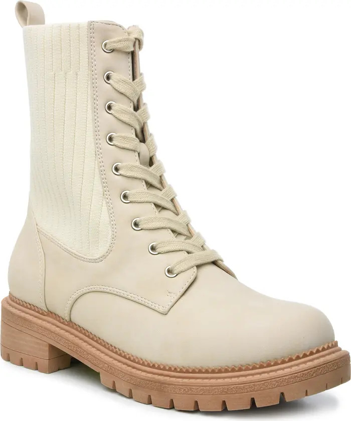 Catherine Malandrino Knit Combat Boot | Nordstromrack | Nordstrom Rack