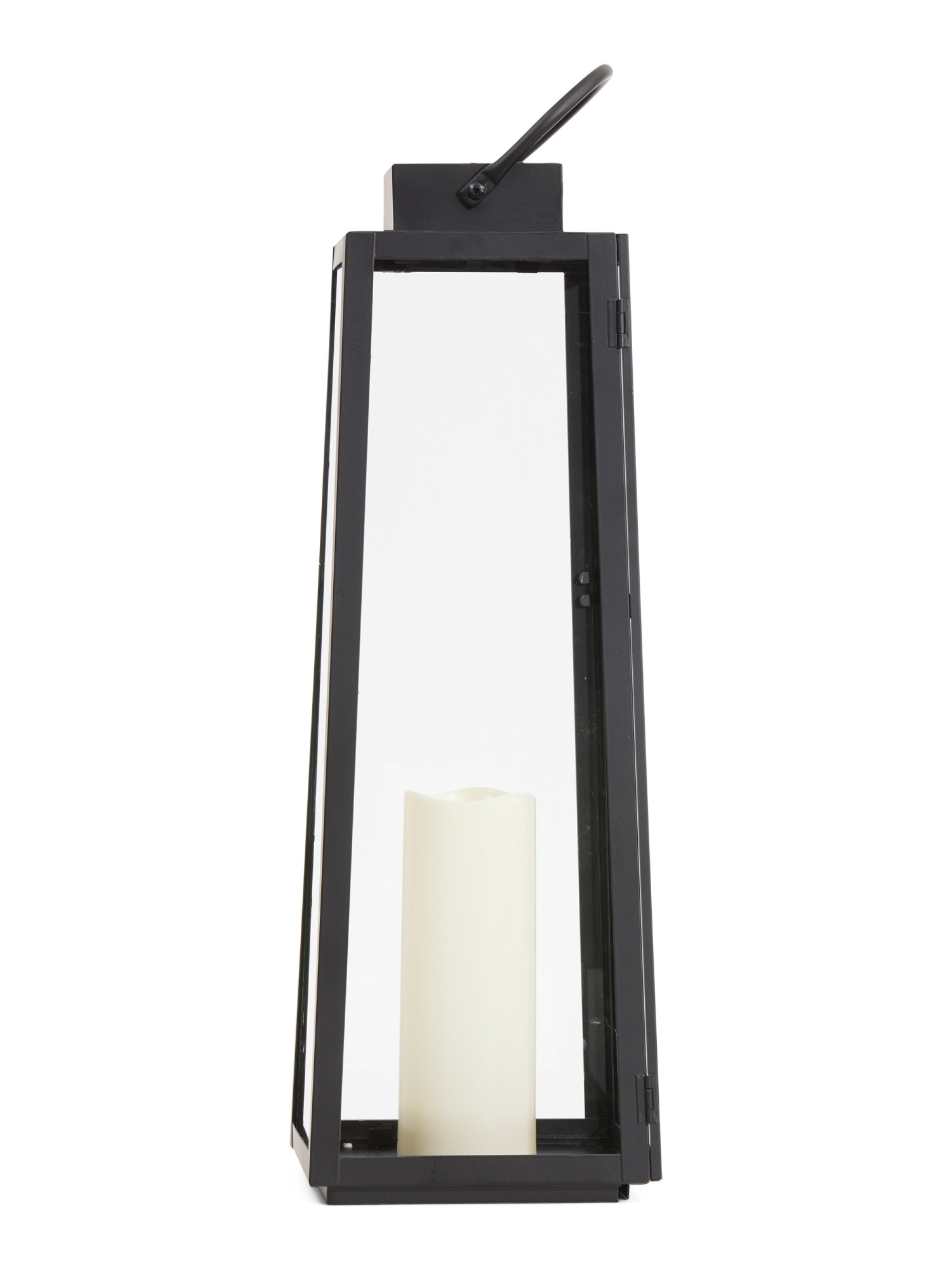 22in Glass Metal Led Lantern | TJ Maxx