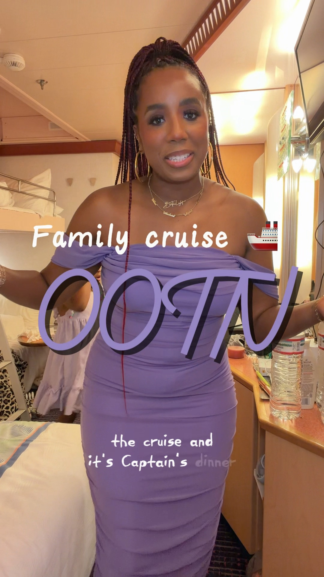 Captains Dinner ✨ Formal Night • Day 2 of the cruise 🚢💫
We understood the assignment… LAVENDER EVERYTHING 💜

OOTN details:
– My dress: Amazon (giving soft glam + elegance 😍)
– Fragrance: Amouage Guidance 46 ✨
– Micah: Amazon shirt, Old Navy pants, Coach shoes (via Dillard’s)
– Mylah & Malia: SHEIN dresses + shoes (baby girls were TOO cute 🥹💜)

There’s just something about getting dressed up with your family that hits different 🫶🏽 moments like this >>>

#FamilyStyle #OOTN #CruiseStyle #FormalNight #AmazonFinds #SHEINKids #DateNightVibes #LuxuryFragrance #Amouage #BlackFamilyMagic

#LTKMidsize #LTKOver40