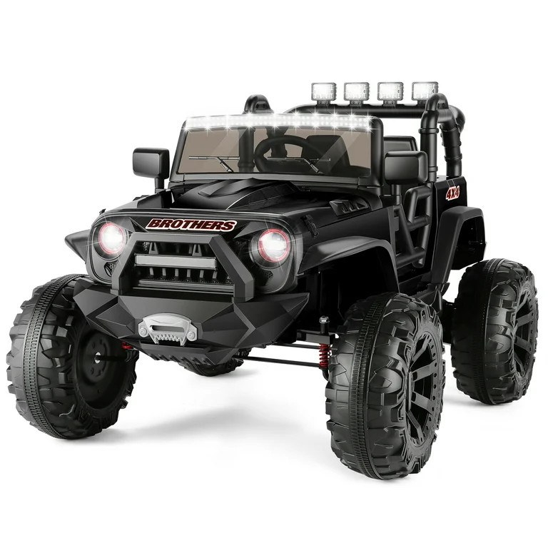 Funcid 24V 2-Seater Kids Ride on Car Truck, 9AH Battery Powered Electric Car with 2x200W Powerful... | Walmart (US)