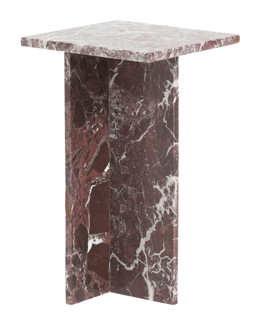 14x24 Solid Marble Accent Table | TJ Maxx