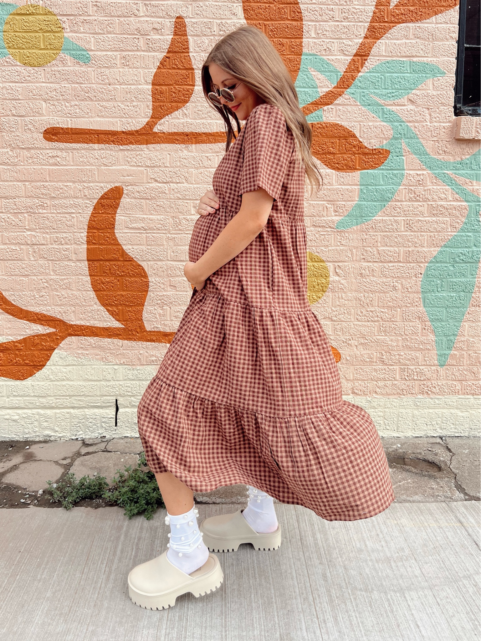 Bump friendly/maternity dress. Code SHELBY25 will get you a discount! 

#LTKFindsUnder100 #LTKBump #LTKStyleTip