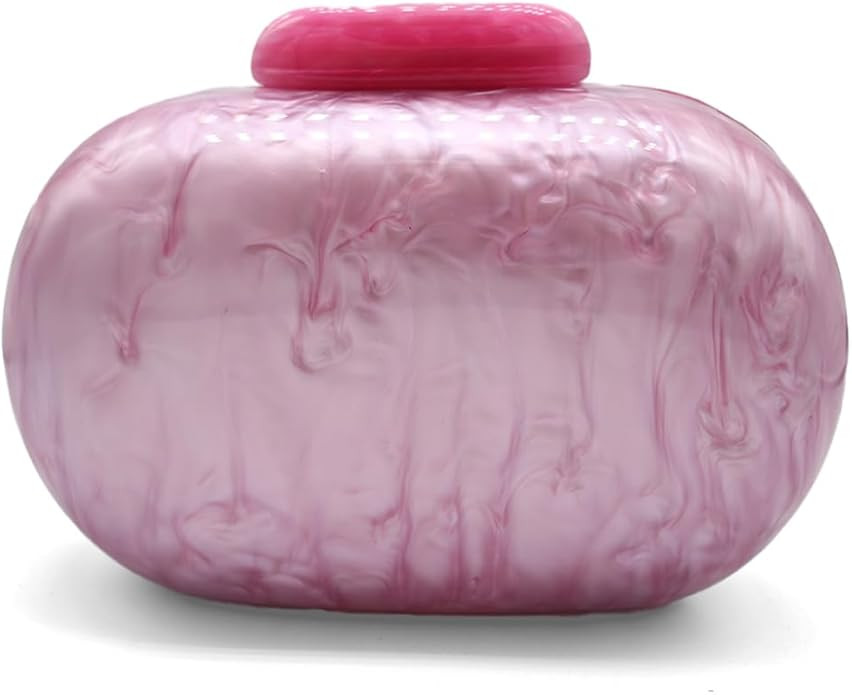 Acrylic Evening Clutch Bag for Women Shell Shape Shoulder Crossbody Bag Glitter Marble Purse Hand... | Amazon (US)