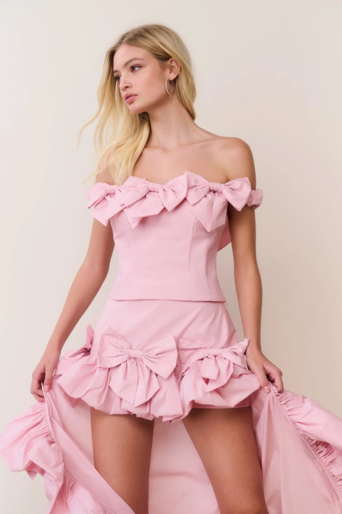 Winston Silk Taffeta Bow Top | LoveShackFancy