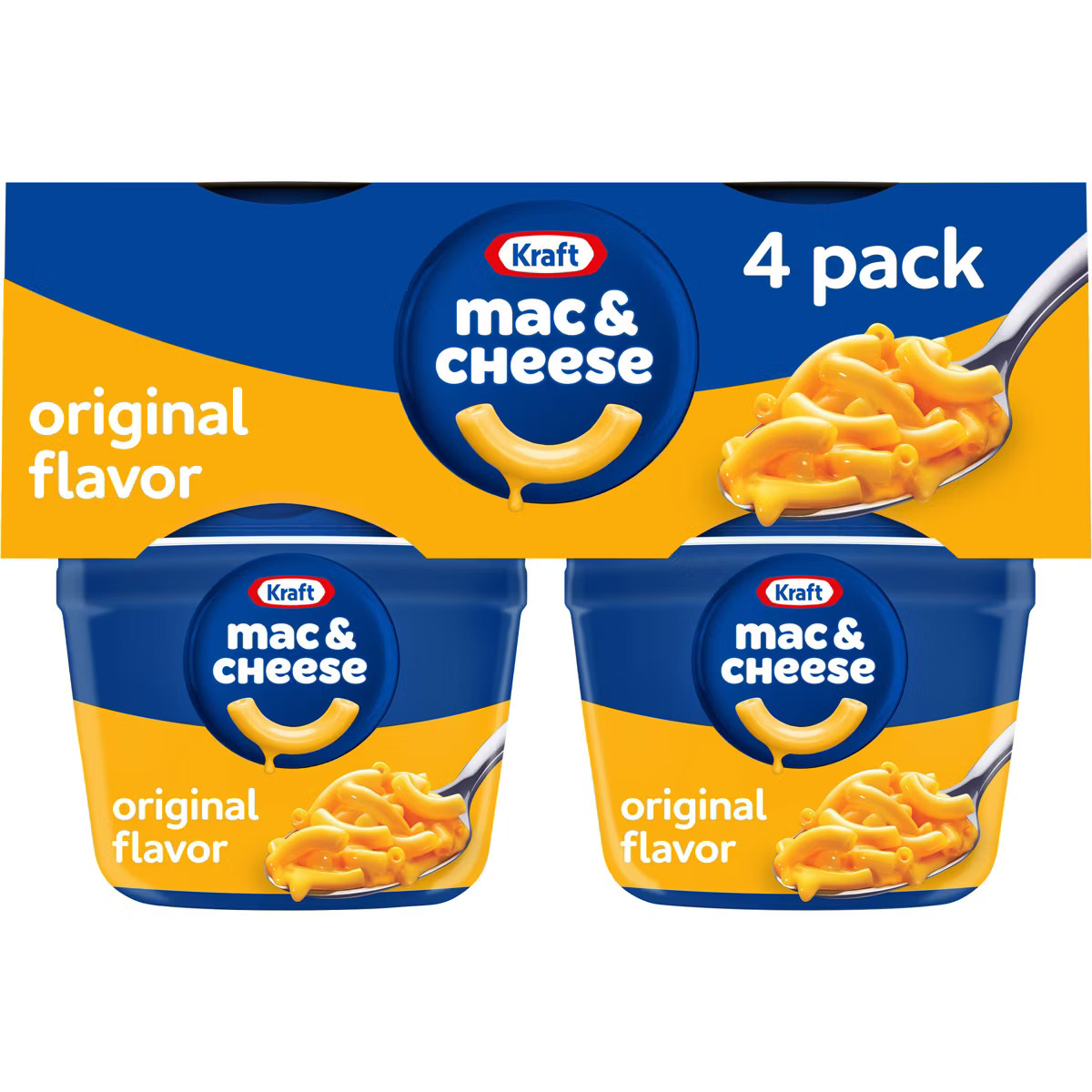 Kraft Original Mac and Cheese Cups Easy Microwavable Dinner | Target