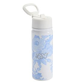 LoveShackFancy Damask Flip Straw Water Bottle | Pottery Barn Teen