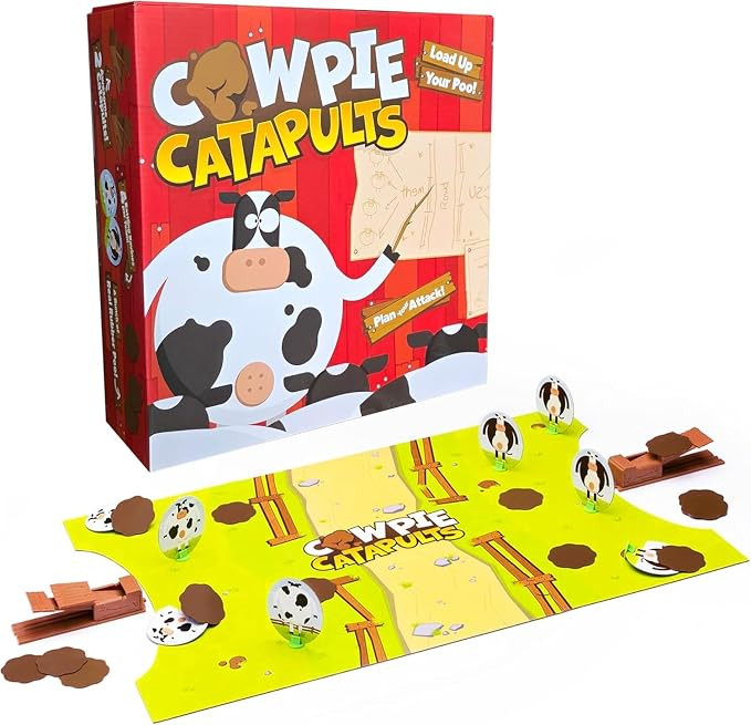 Cowpie Catapults – Best Gift for Kids, Hilarious Family Board Game for Kids & Adults, Launch Po... | Amazon (US)
