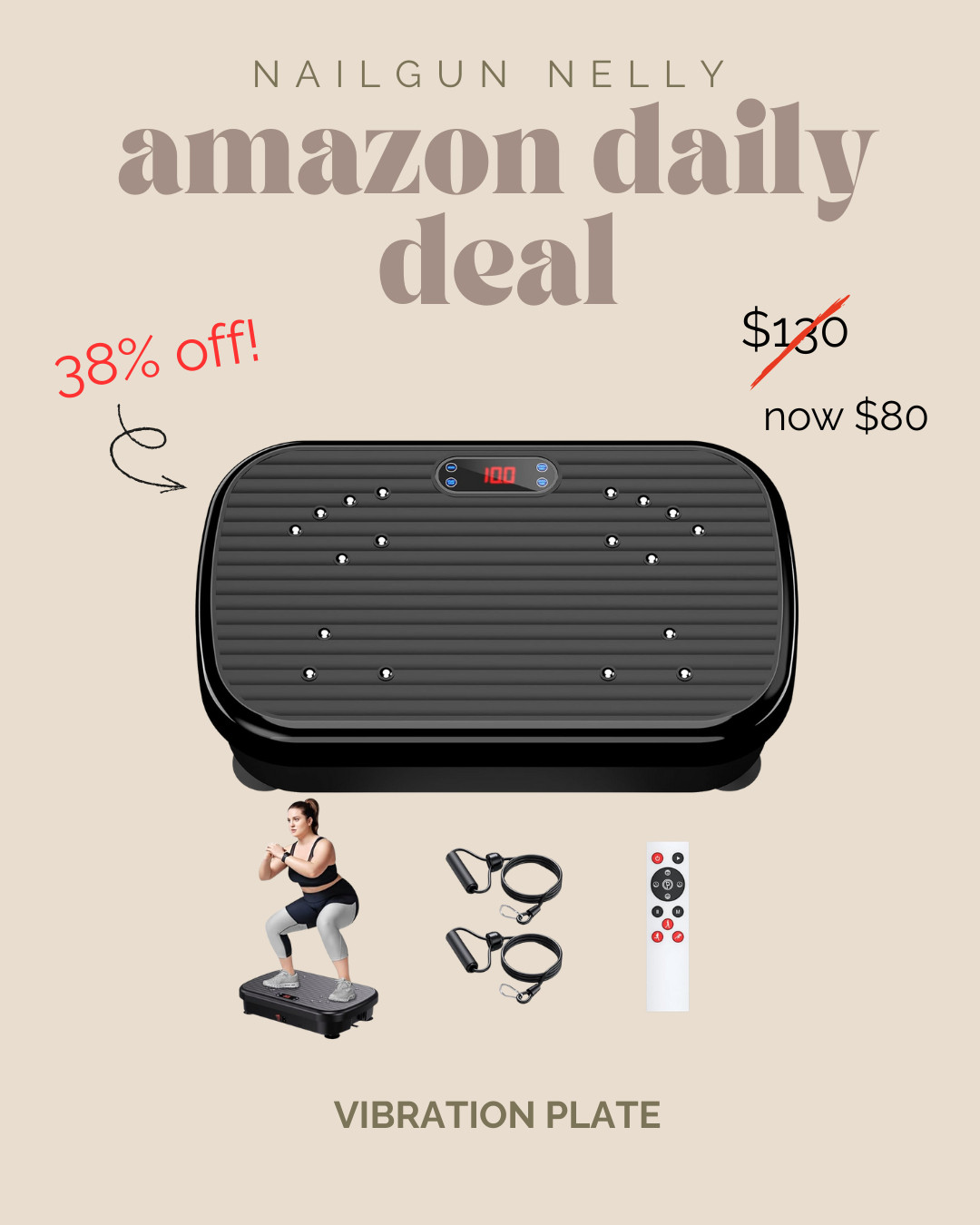 Amazon Daily Deal! - Vibration Plate 

 #LTKfitnessgoals #LTKActive #LTKSaleAlert