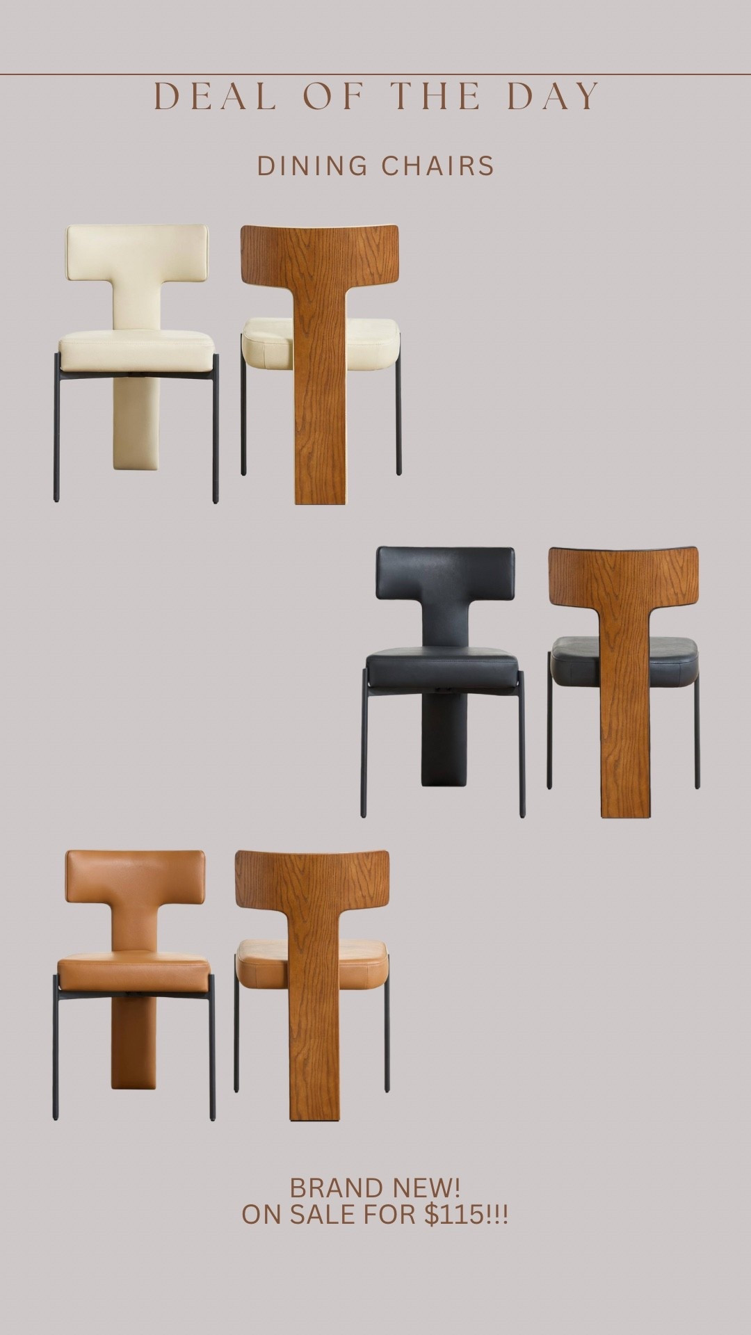 Brand new Amazon dining chairs!!!  I cannot believe the price!!! Such a gorgeous, unique, and high end style! These will sellout 🚨

#LTKHome #LTKSaleAlert #LTKStyleTip