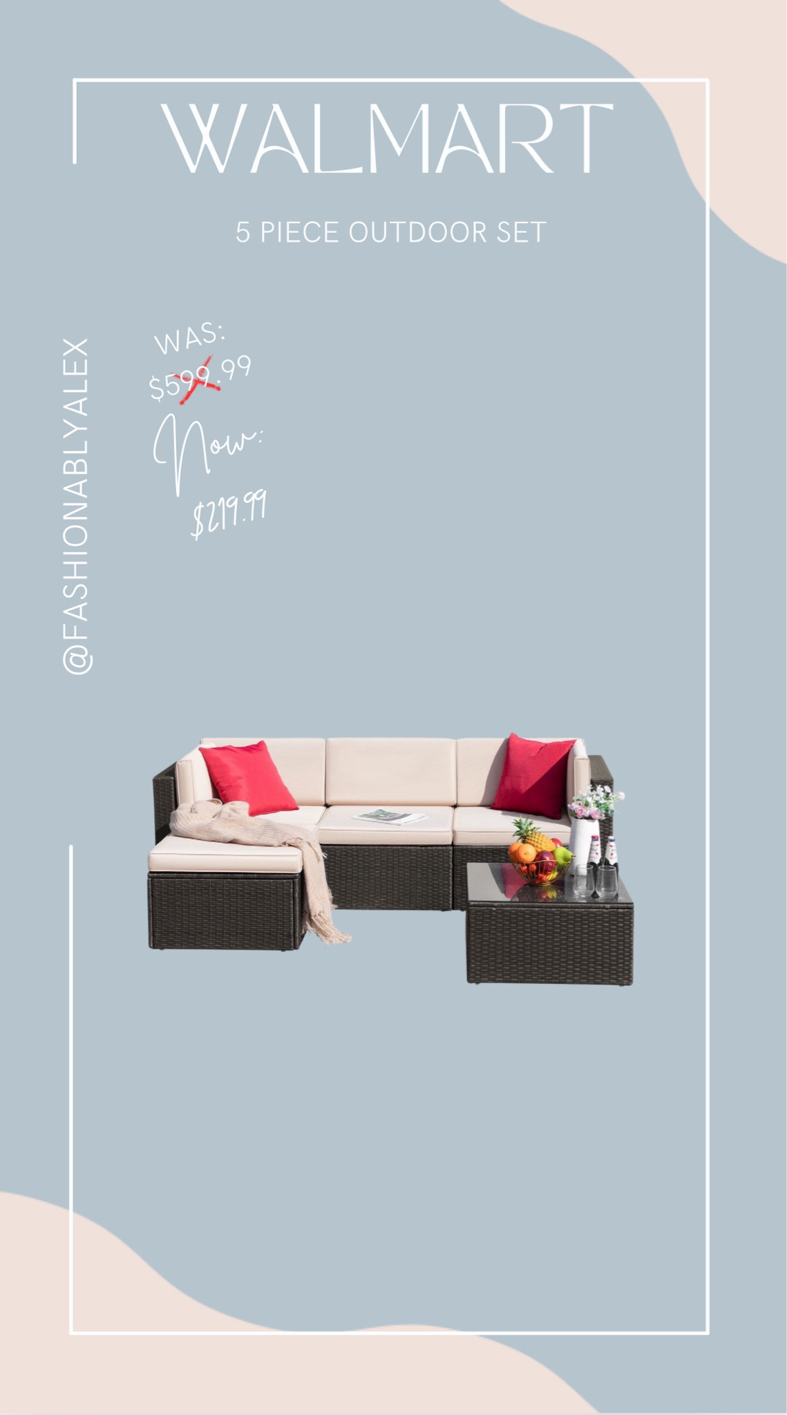 Grab this 5 piece patio furniture set on sale to freshen up your outdoor space! 

#LTKHome #LTKSeasonal #LTKStyleTip