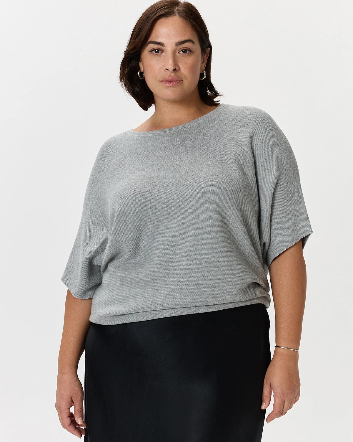 Lightweight Cotton Cashmere Link-Stitch Dolman Sweater | Quince