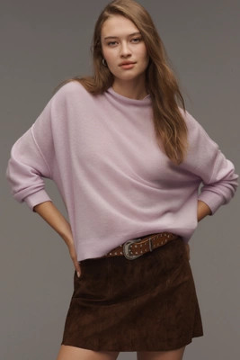 The Alani Cashmere Mock-Neck Sweater by Pilcro | Anthropologie (US)