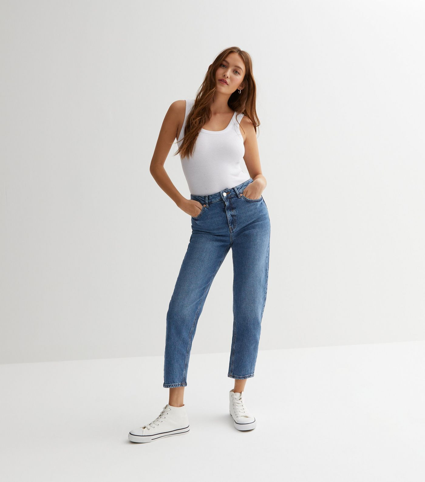Blue Waist Enhance Tori Mom Jeans
						
						Add to Saved Items
						Remove from Saved Items | New Look (UK)