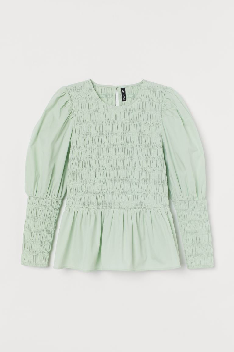 Cotton Poplin Blouse | H&M (US)