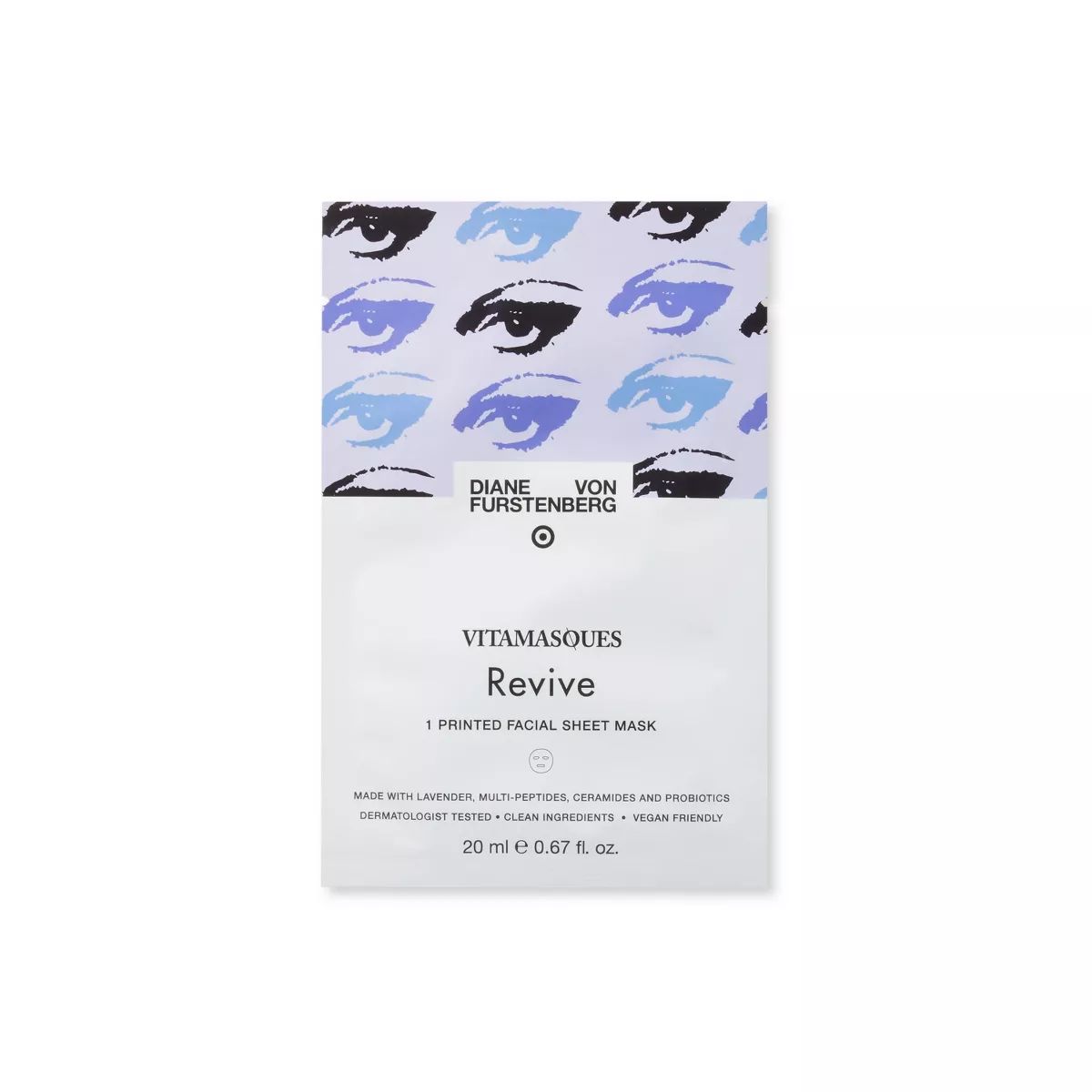 DVF for Target x Vitamasques Signature Eye Sheet Mask - Revive - 0.67 fl oz | Target