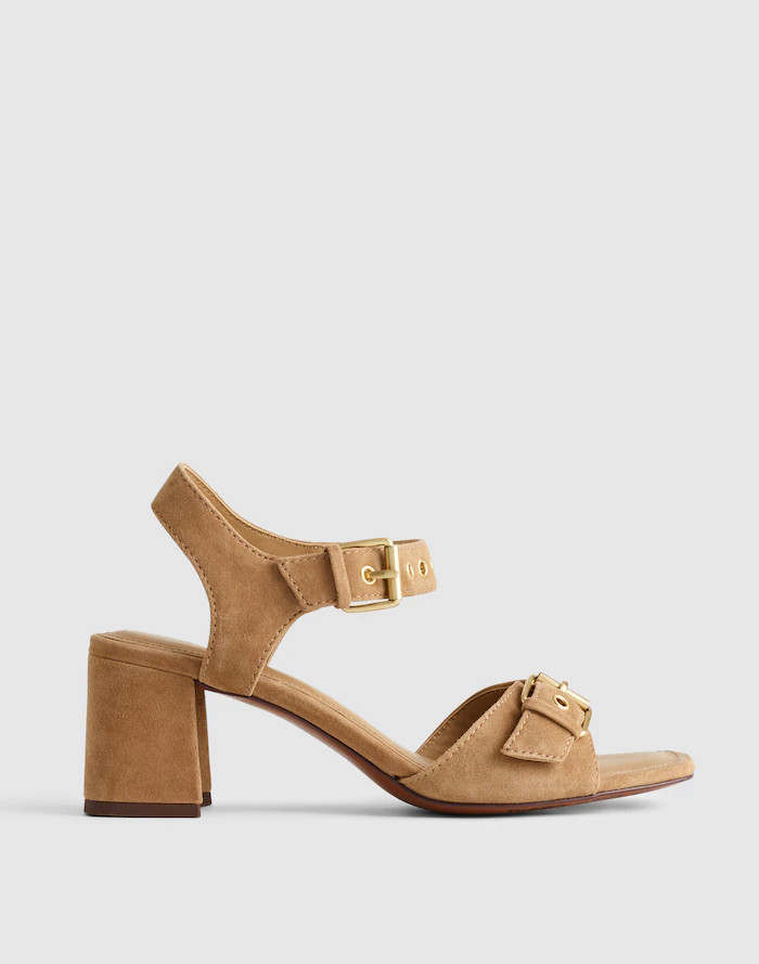 The Neeka Ankle-Strap Heeled Sandal | Madewell