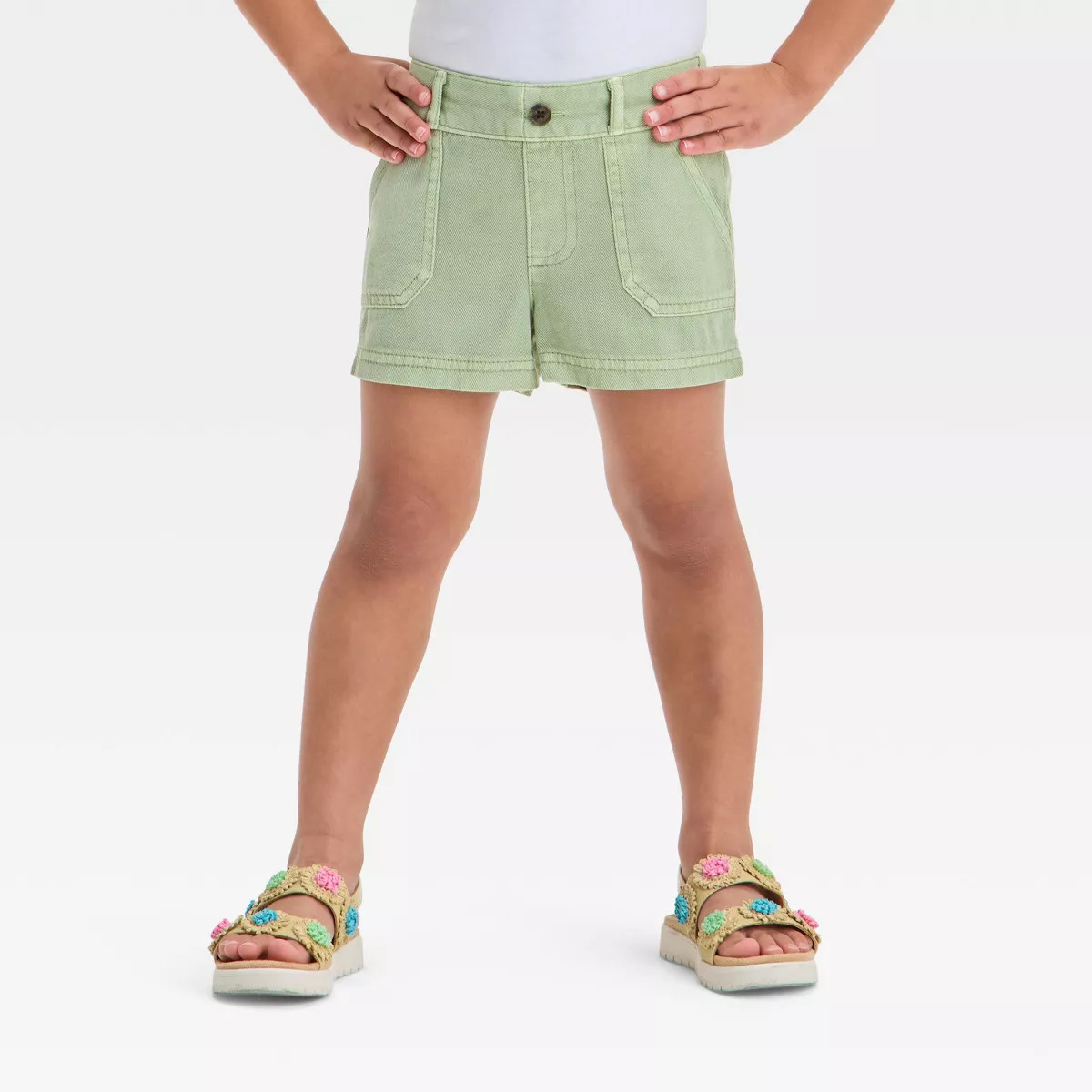 Toddler Girls' Twill Shorts - Cat & Jack™ | Target