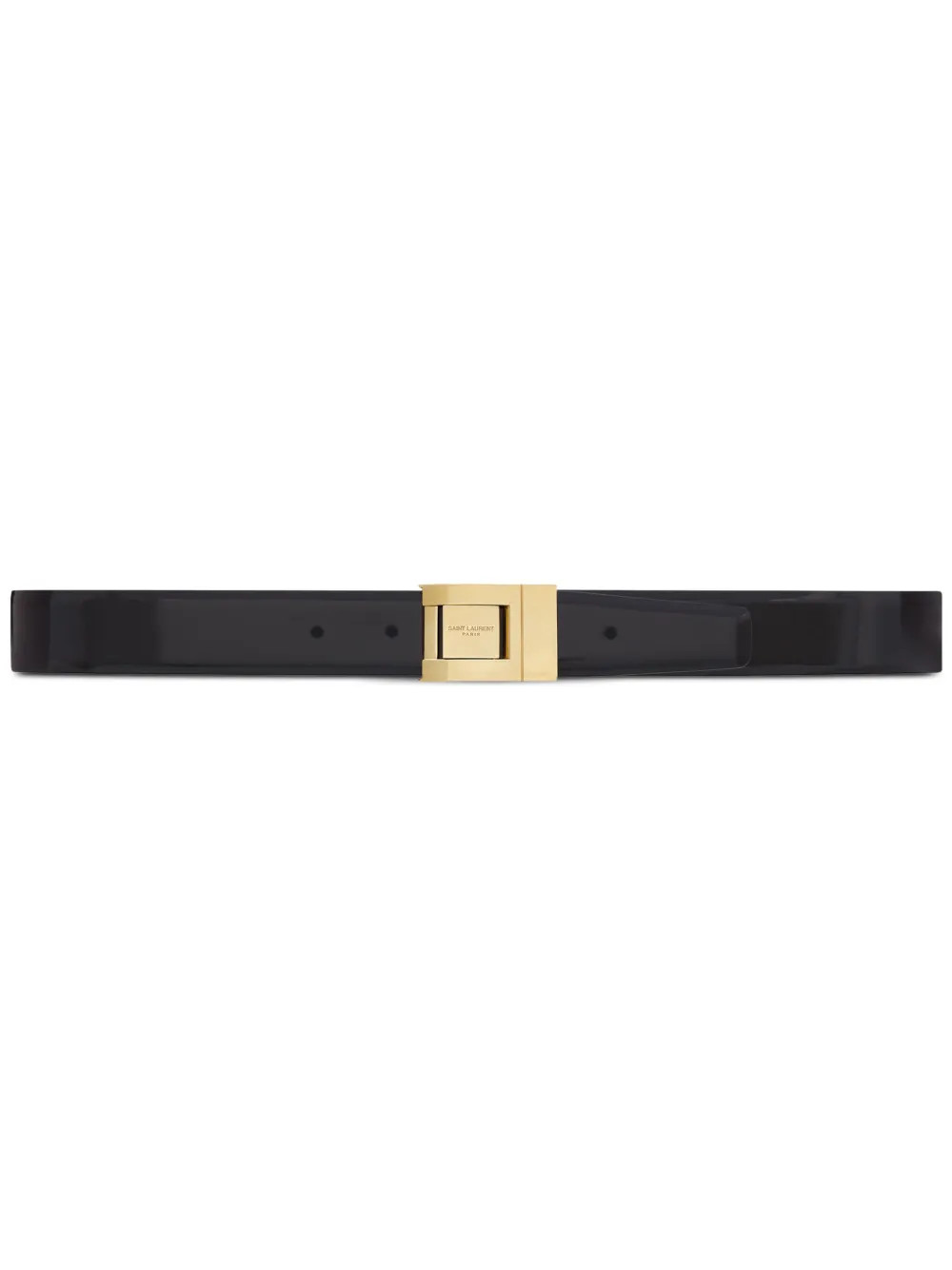 Saint Laurent logo-engraved Leather Belt - Farfetch | Farfetch Global