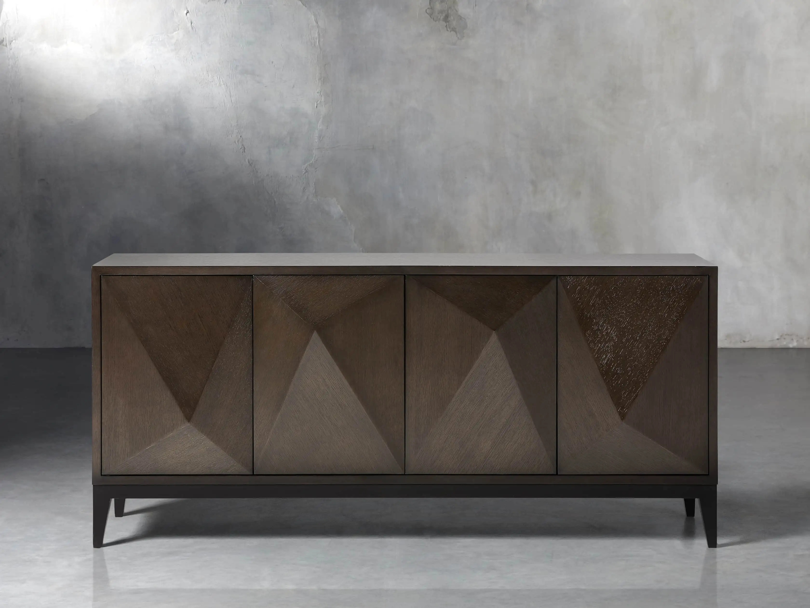 Geometric Media Console | Arhaus