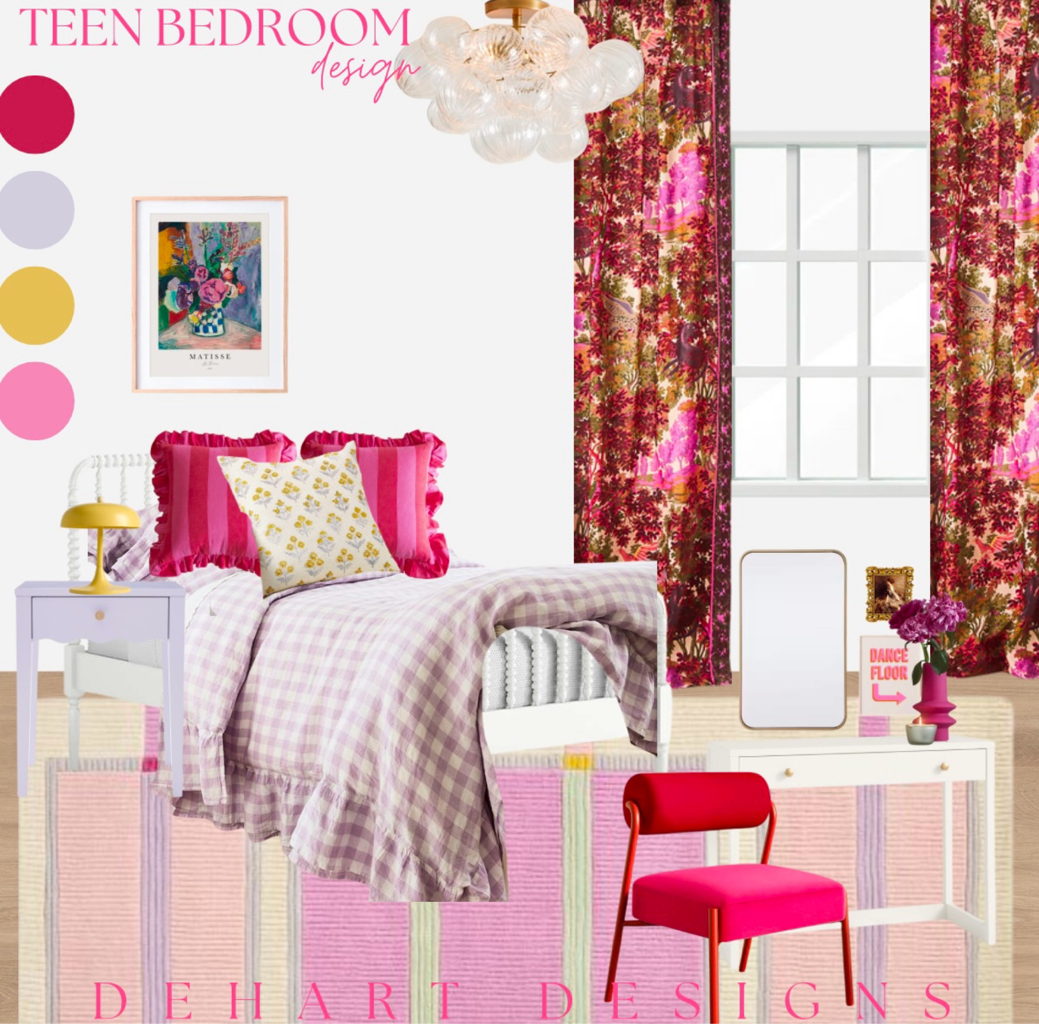 Girl’s Teen Bedroom, bright and colorful girl’s room, dance room, kid’s bedroom 

#LTKHome