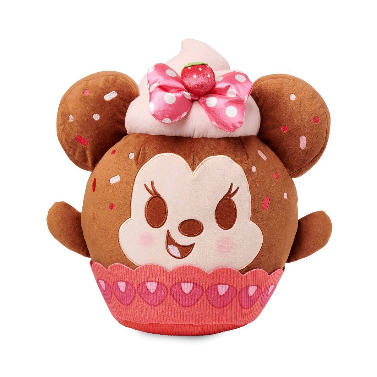 Disney Munchlings Wild Strawberry Cupcake Minnie Mouse Scented Medium Plush - Disney store | Target