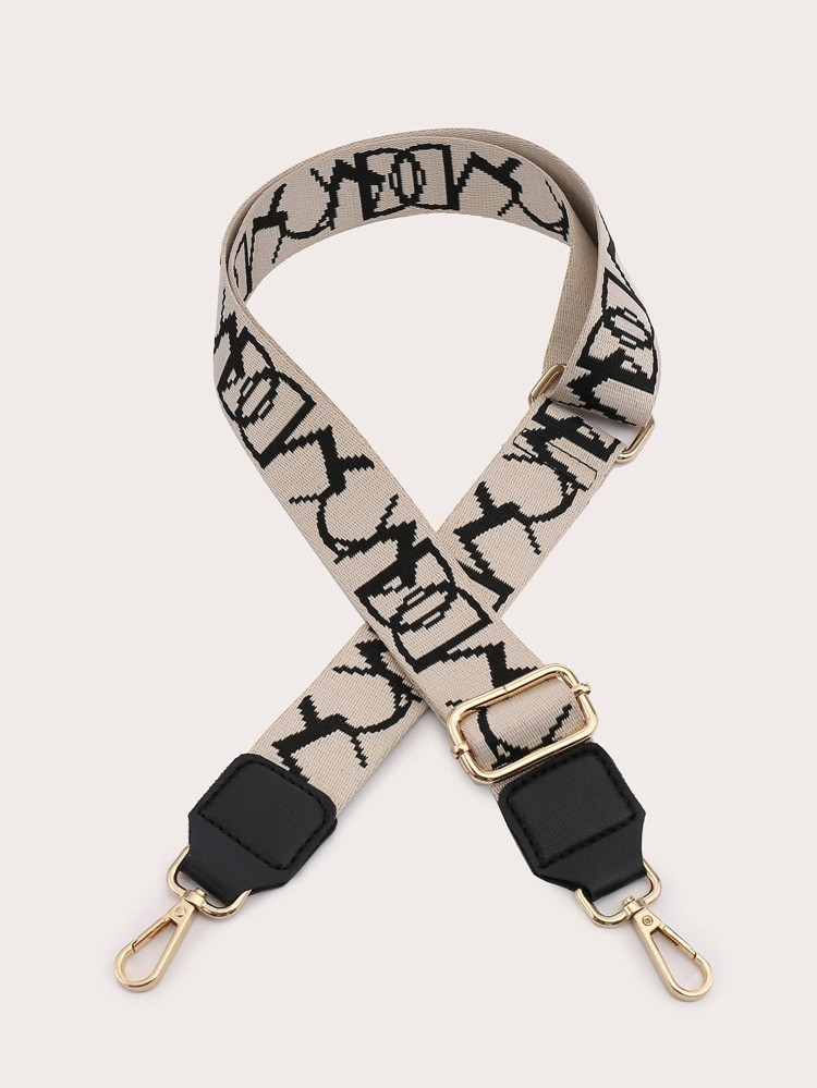 Letter Graphic Bag Strap | SHEIN