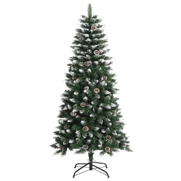Christmas Tree Decoration Artificial Xmas Tree with Stand Green PVC | Wayfair North America