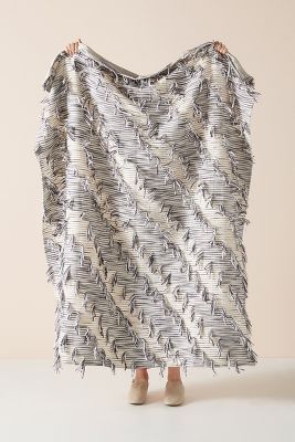 Textured Jorja Throw Blanket | Anthropologie (US)