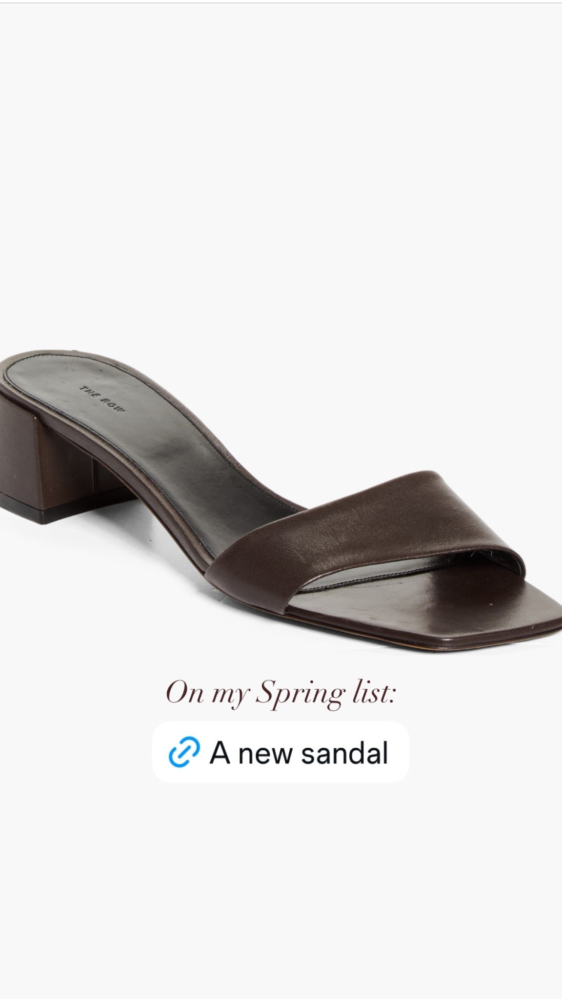In my cart: The Row
Leather Mule Sandals

#summersandals
#summershoes
#classicstyle
#heeledsandals
#brownsandals

#LTKSeasonal #LTKTravel #LTKootd
