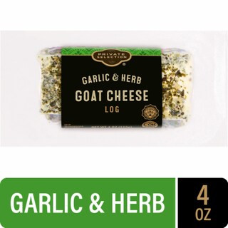 Private Selection® Garlic and Herb Goat Cheese Log | Kroger