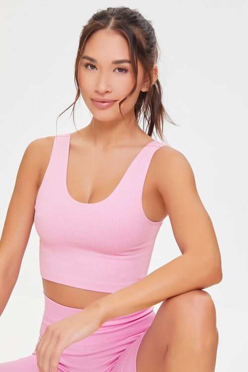 Ribbed Seamless Sports Bra | Forever 21 (US)