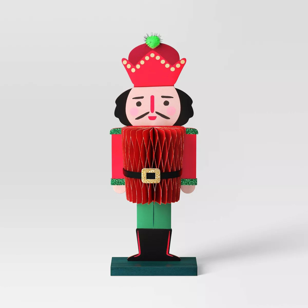 Honeycomb Christmas Decorative Nutcracker - Wondershop™ Red | Target