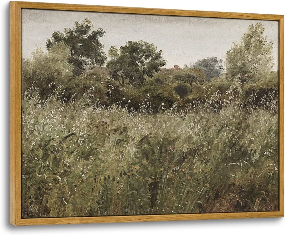 InSimSea Framed Canvas Wall Art Room Decor, Vintage Wall Art Wilderness Landscape Painting Prints... | Amazon (CA)
