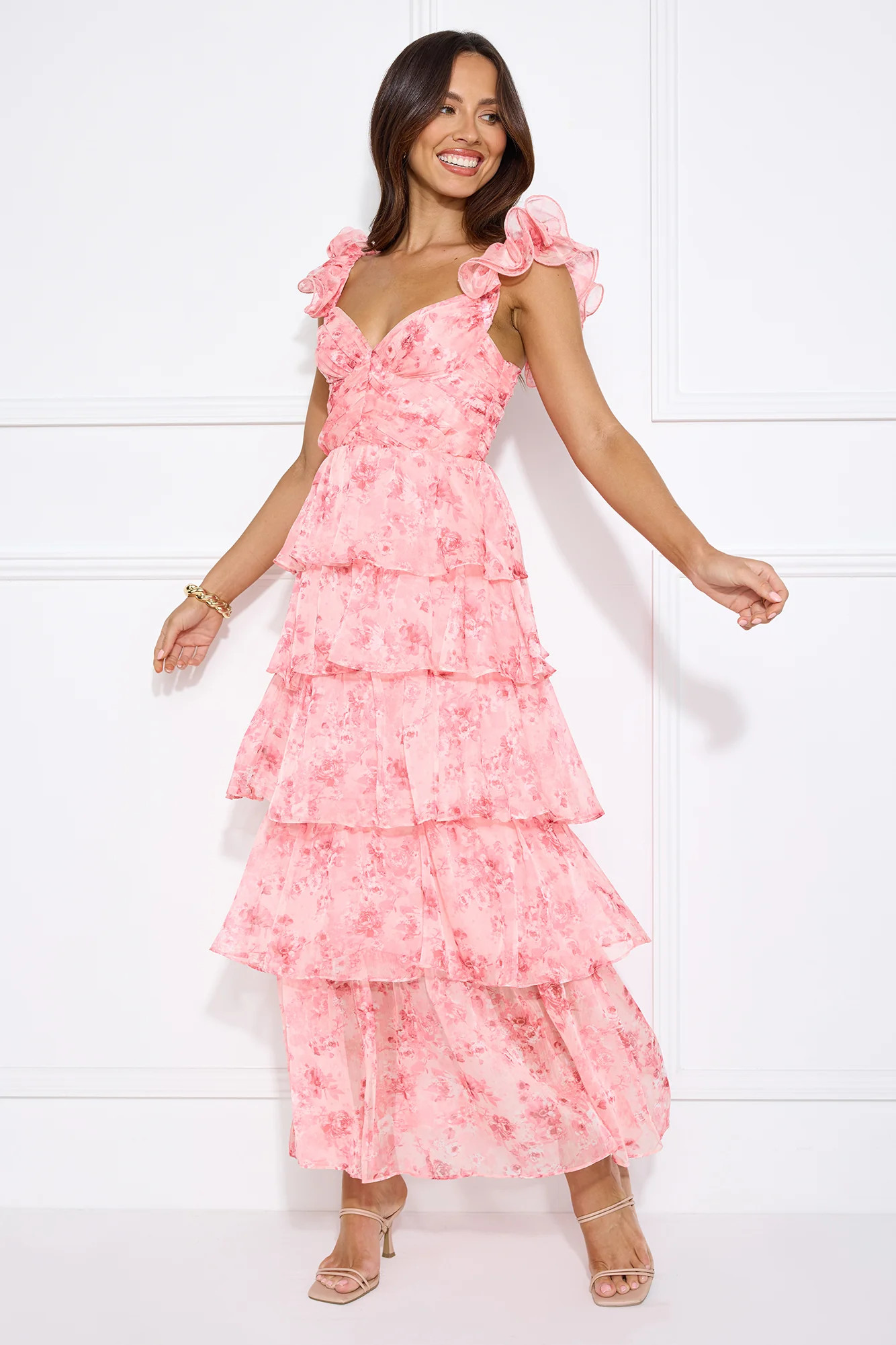 Sunbeam Soiree Maxi Dress Pink | Hello Molly (US)